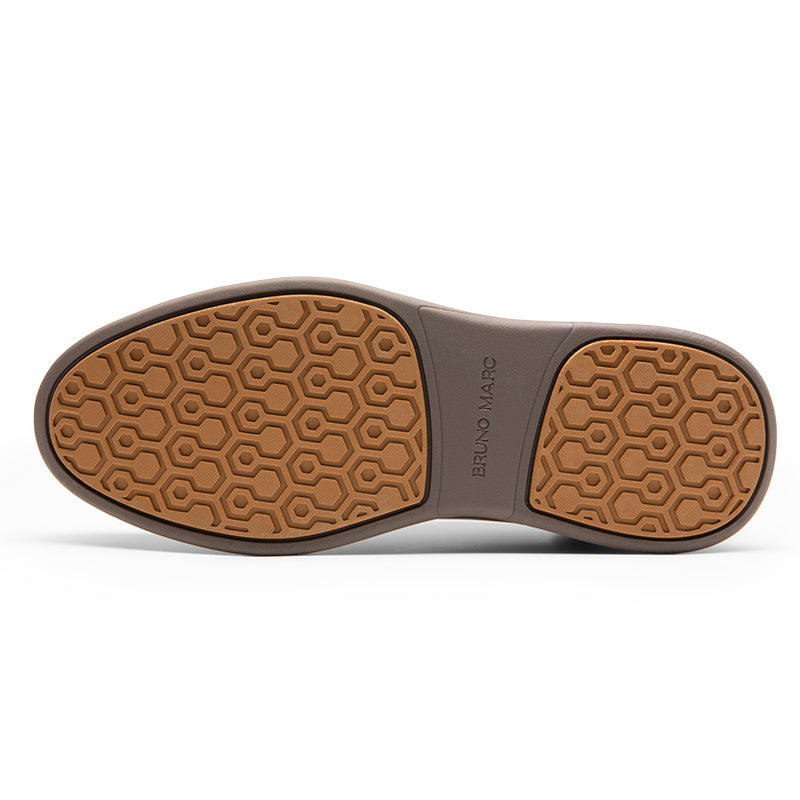 Bruno Marc Business Wingtip Casual Oxford (Brown)