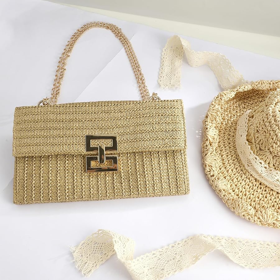 Straw Chain Clutch