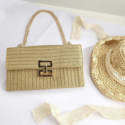 Straw Chain Clutch