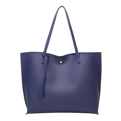 Soft Faux Leather Tote