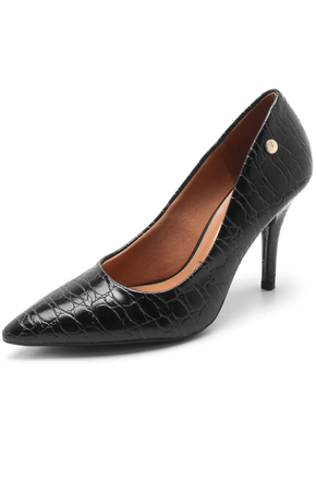 Vizzano Classic Pump (Patent Croc Black)