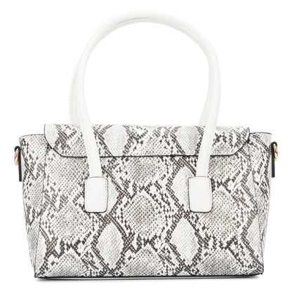 NY&Co. Aiden Satchel Reptile Print