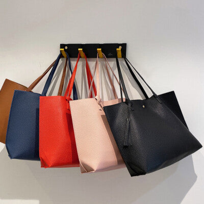 Soft Faux Leather Tote