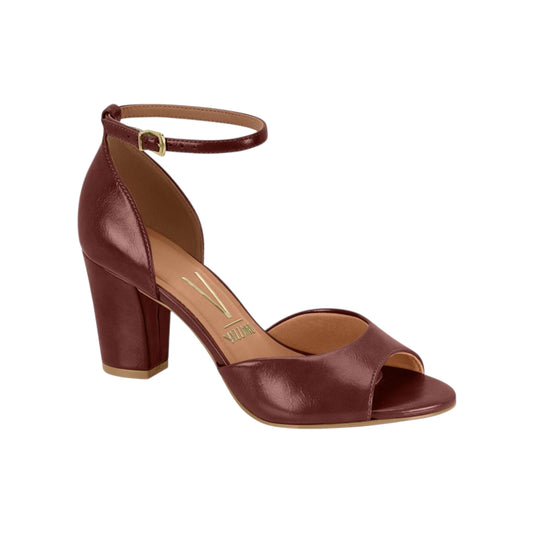 Vizzano Almond Peeptoe Block Heel Sandals
