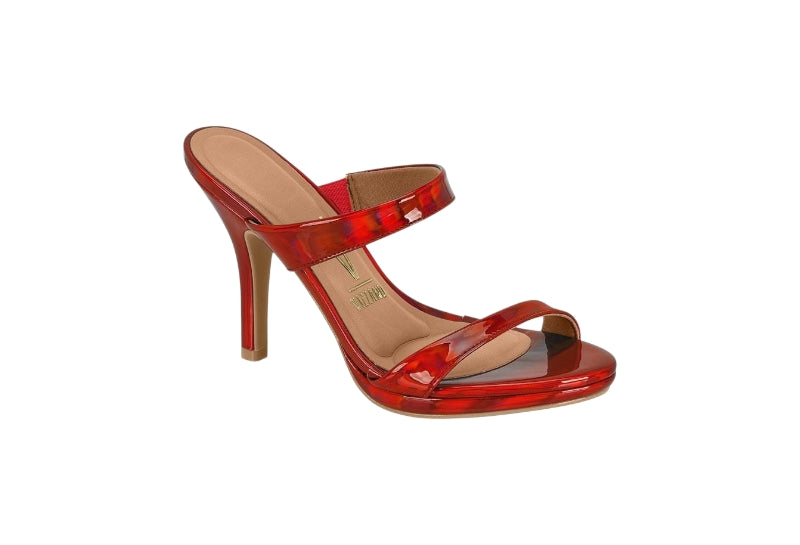 Vizzano Patent Mule Sandals
