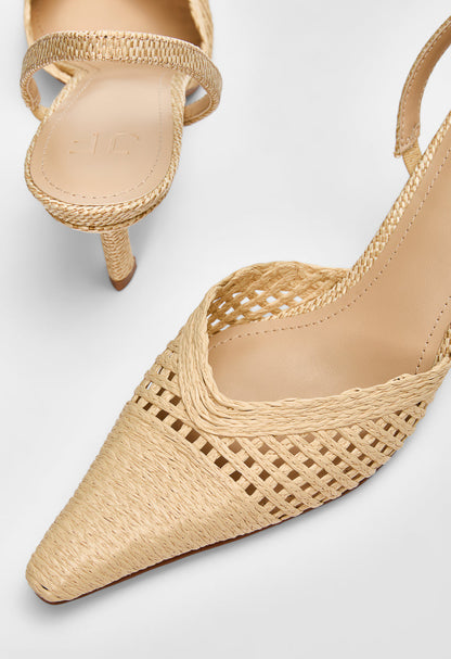 JF Natural Slingback