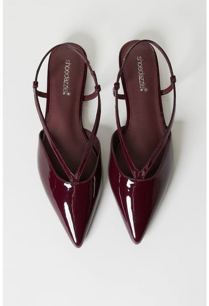 SD Wine Slingback Flats