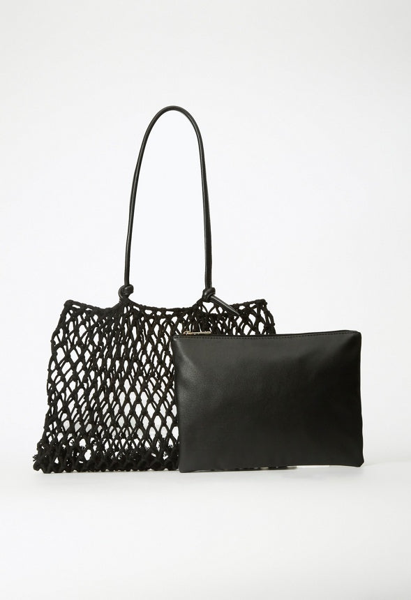 JF Tote w/Knotted Handles