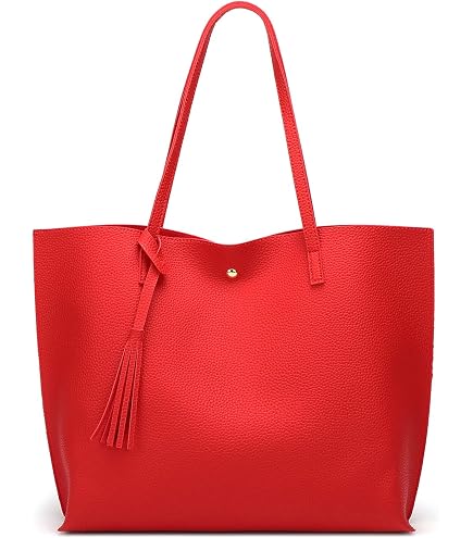 Soft Faux Leather Tote