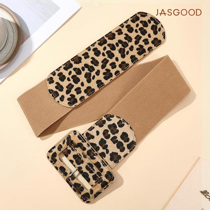 Leopard Stretch Belt