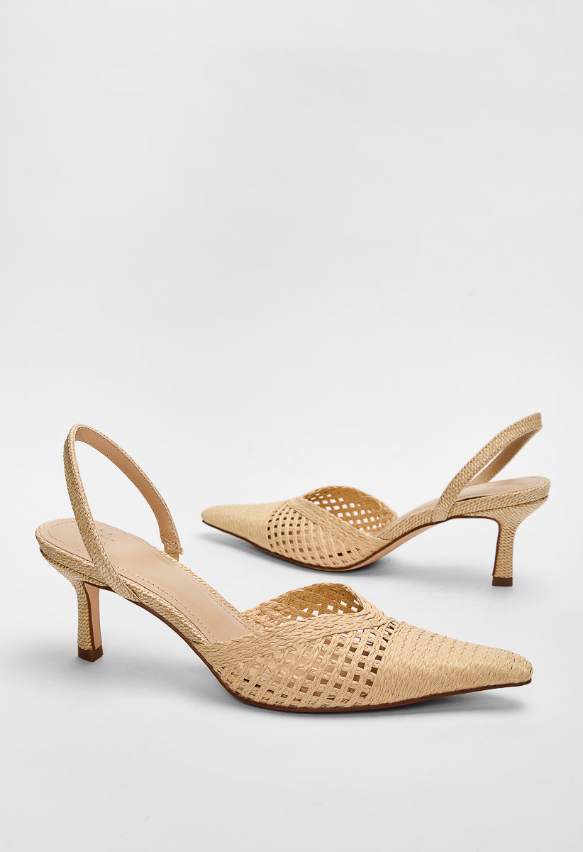 JF Natural Slingback