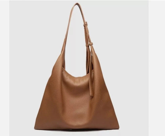 Like Dreams Diplomat Slouch Tote Brown